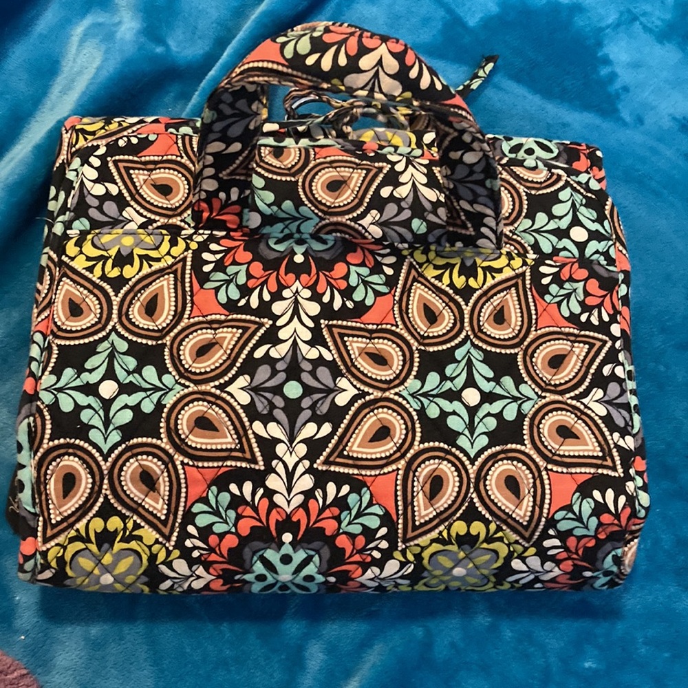 Vera Bradley cosmetic, jewelry travel bag